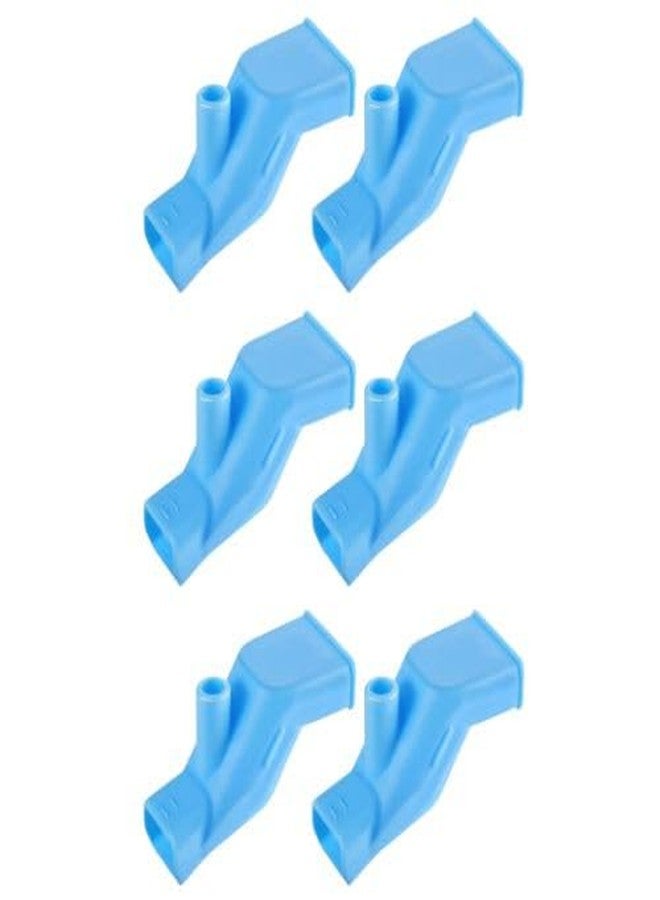 Woffely® 6 Pc's Flexible Silicone Faucet Extension||Tap Extender for wash Your face||Faucet Extender for Drink Water||Fauce for Kitchen & Bathroom [Multicolor] (Pack of 06) - Image 1